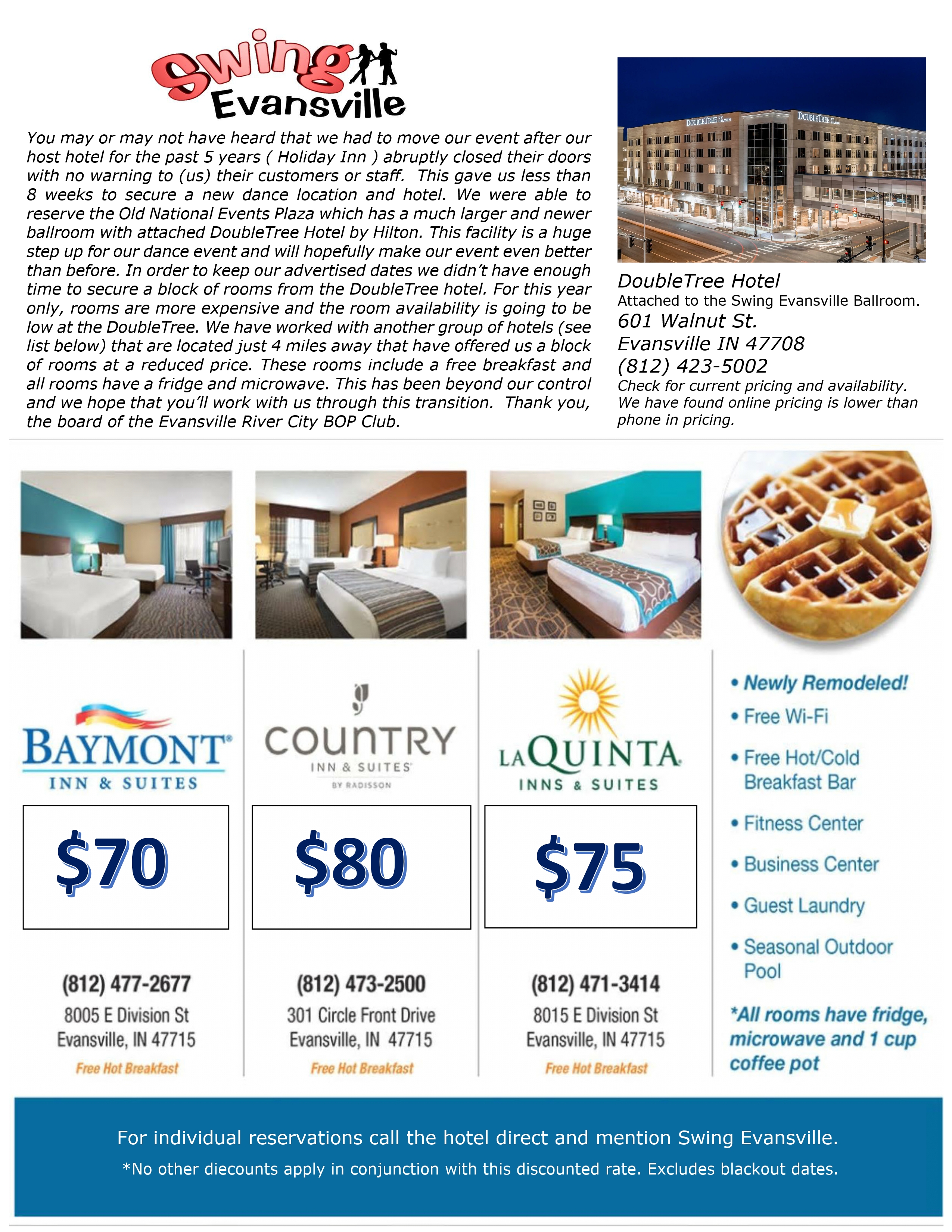 Swing Evansville Tickets